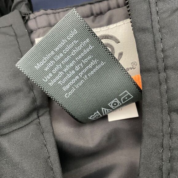 Champions Snow ski Bib overalls Kid’s S 6/7 Black Adj. double reinforced knees. - Picture 5 of 11